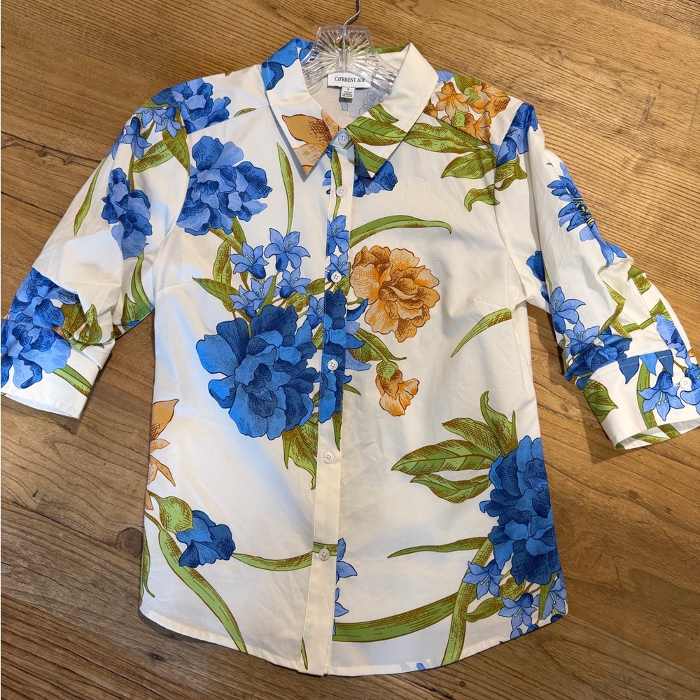 Current Air Floral Blouse